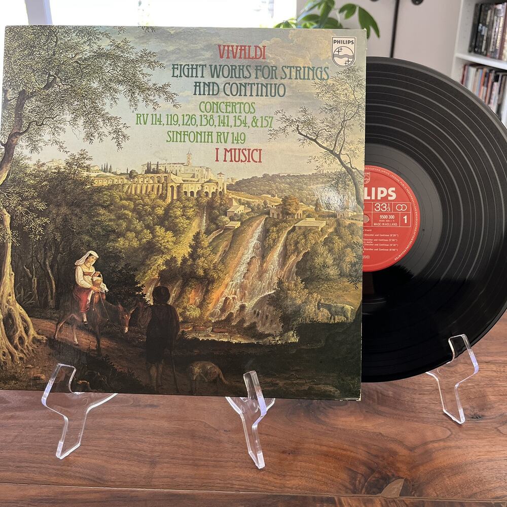 Vivaldi Eight Works for Strings & Continuo I Musici LP 1977 Philips 9500 300